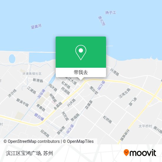 滨江区宝鸿广场地图