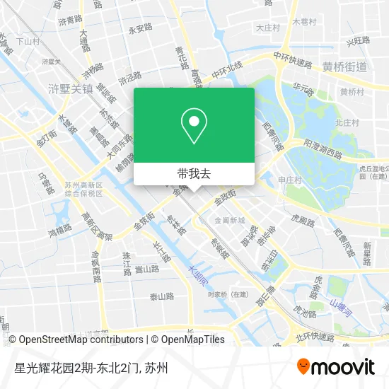 星光耀花园2期-东北2门地图