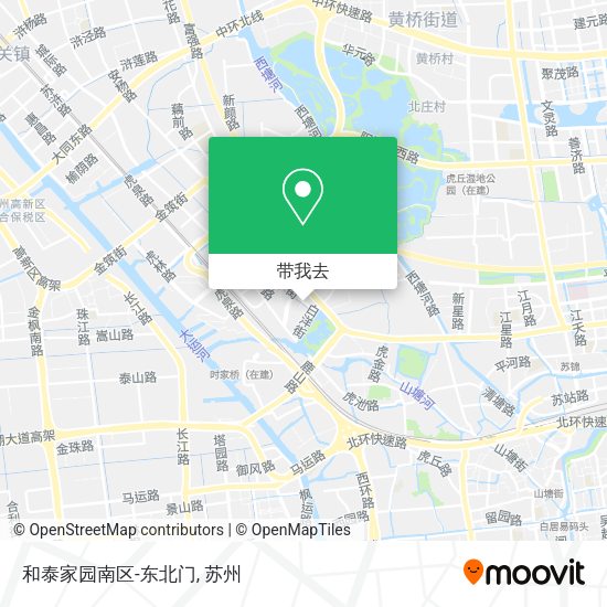 和泰家园南区-东北门地图