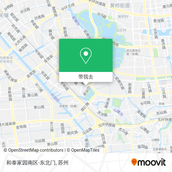 和泰家园南区-东北门地图