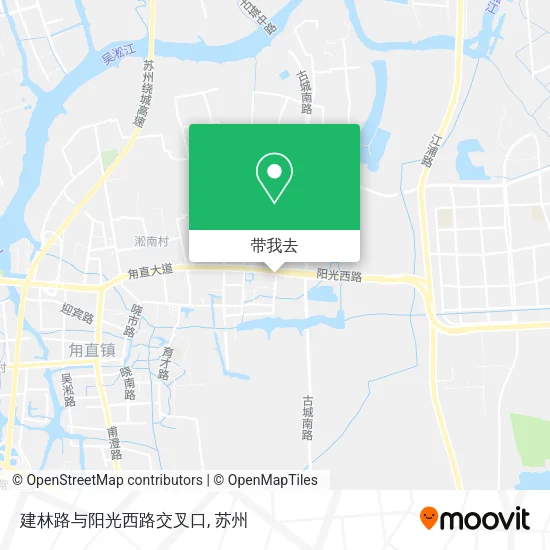建林路与阳光西路交叉口地图