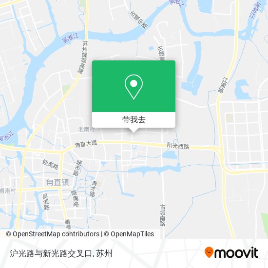 沪光路与新光路交叉口地图