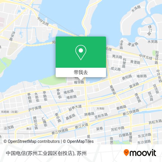 中国电信(苏州工业园区创投店)地图