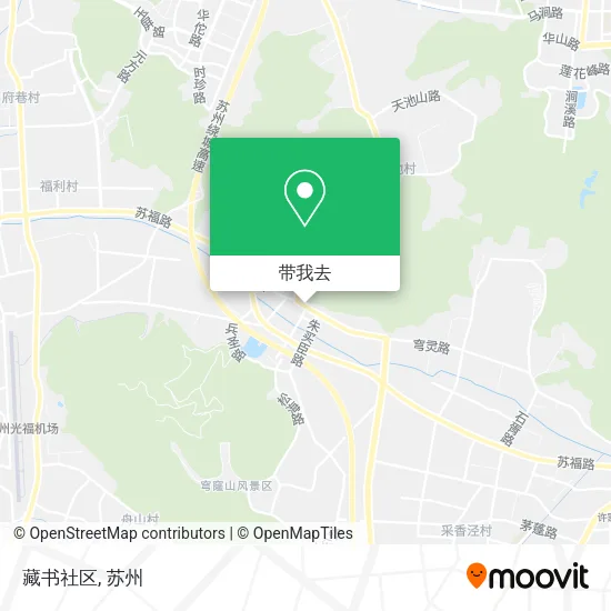 藏书社区地图