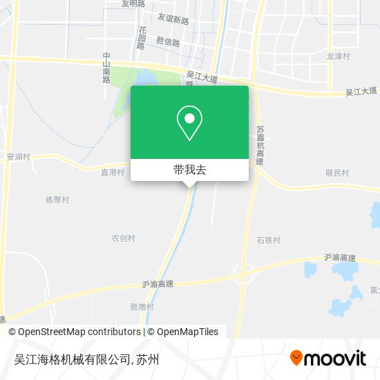 吴江海格机械有限公司地图