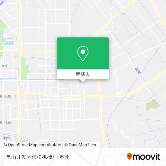 昆山开发区伟松机械厂地图