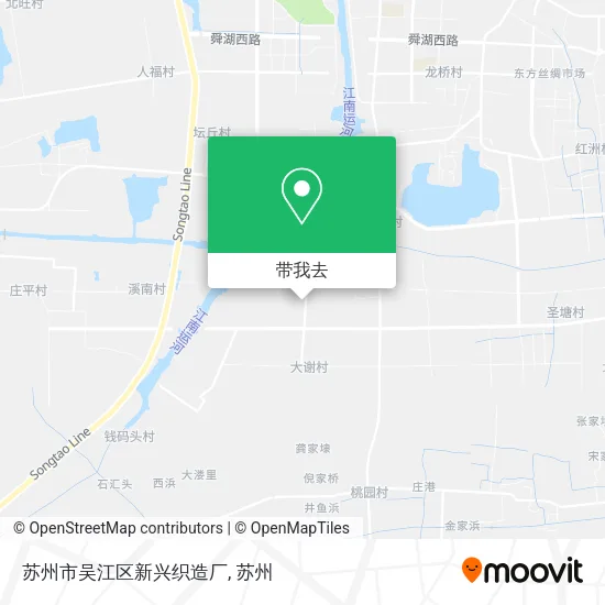 苏州市吴江区新兴织造厂地图
