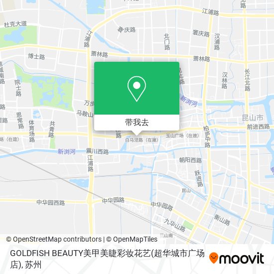 GOLDFISH  BEAUTY美甲美睫彩妆花艺(超华城市广场店)地图