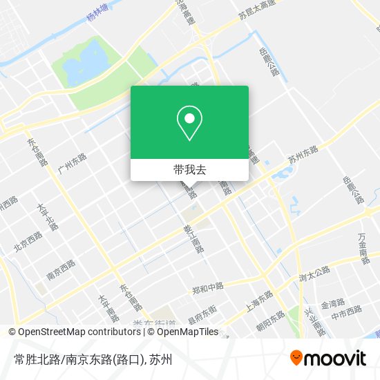常胜北路/南京东路(路口)地图