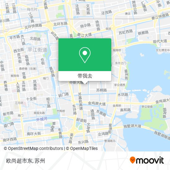 欧尚超市东地图