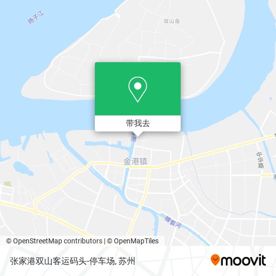 张家港双山客运码头-停车场地图