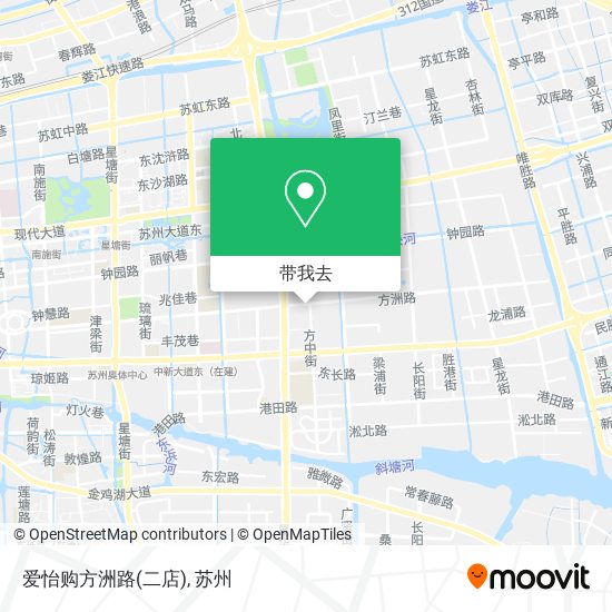 爱怡购方洲路(二店)地图