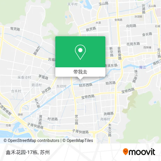 鑫禾花园-17栋地图