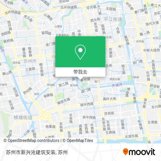 苏州市新兴沧建筑安装地图