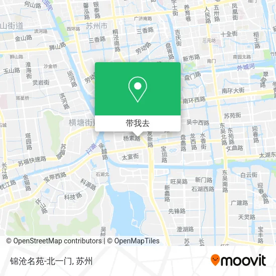 锦沧名苑-北一门地图