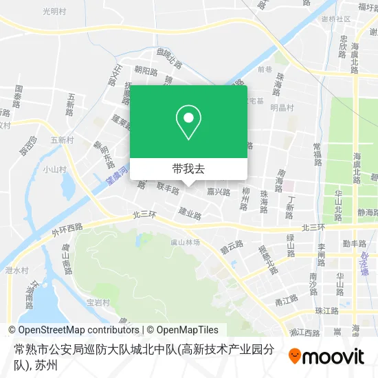 常熟市公安局巡防大队城北中队(高新技术产业园分队)地图