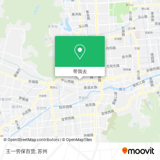 王一劳保百货地图