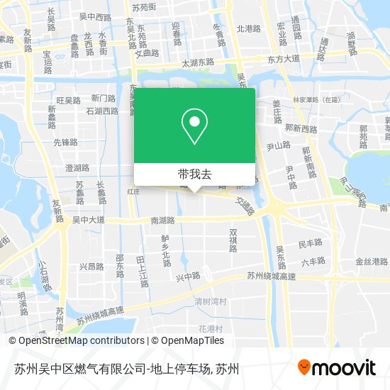 苏州吴中区燃气有限公司-地上停车场地图