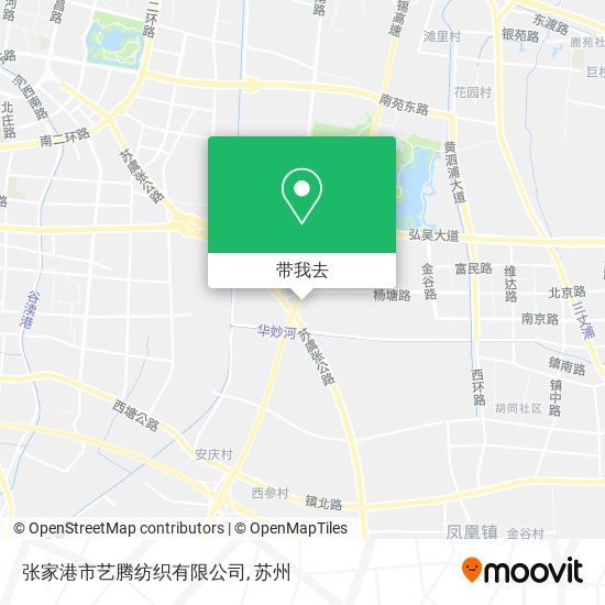 张家港市艺腾纺织有限公司地图