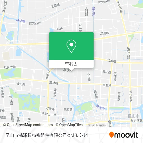 昆山市鸿泽超精密组件有限公司-北门地图