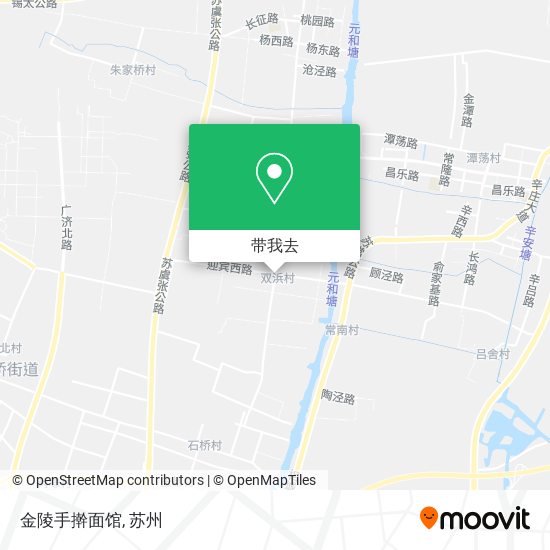 金陵手擀面馆地图