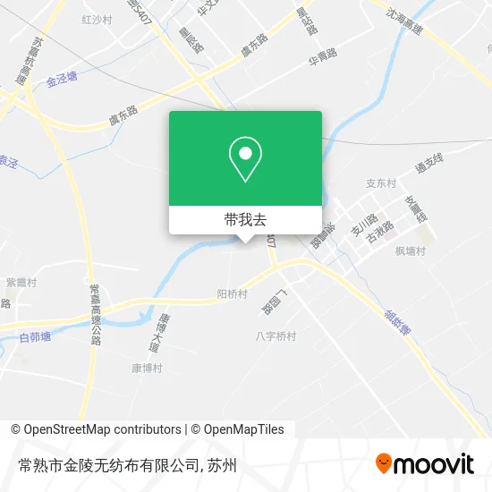 常熟市金陵无纺布有限公司地图