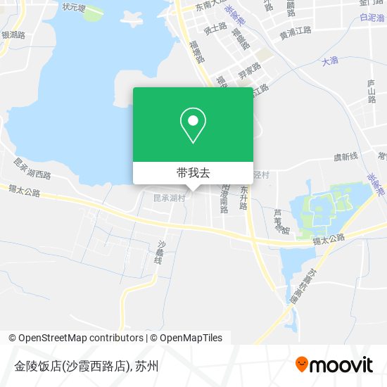 金陵饭店(沙霞西路店)地图