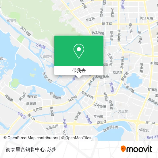 衡泰里宫销售中心地图