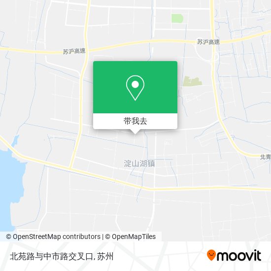 北苑路与中市路交叉口地图