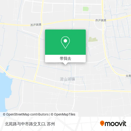 北苑路与中市路交叉口地图