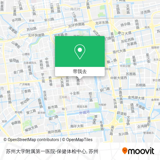 苏州大学附属第一医院-保健体检中心地图