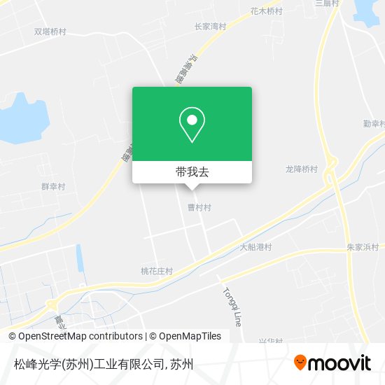 松峰光学(苏州)工业有限公司地图