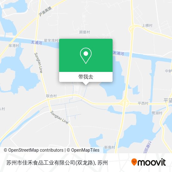 苏州市佳禾食品工业有限公司(双龙路)地图