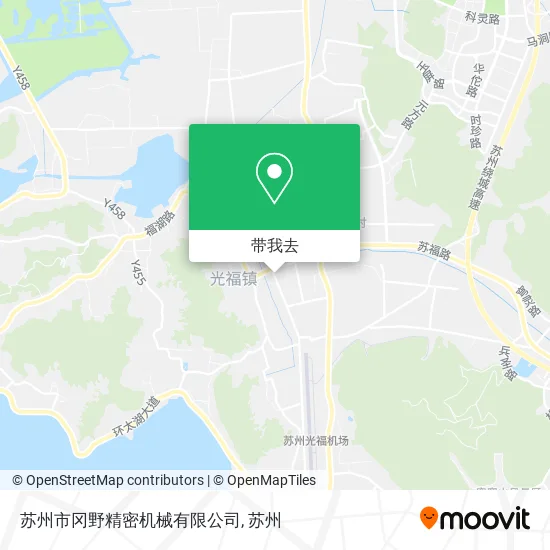 苏州市冈野精密机械有限公司地图