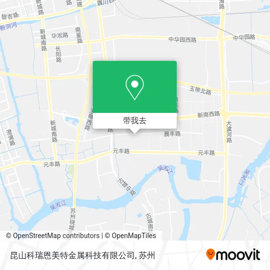 昆山科瑞恩美特金属科技有限公司地图