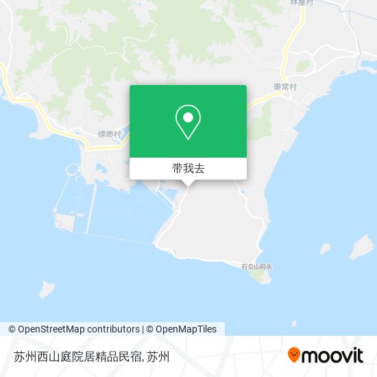 苏州西山庭院居精品民宿地图