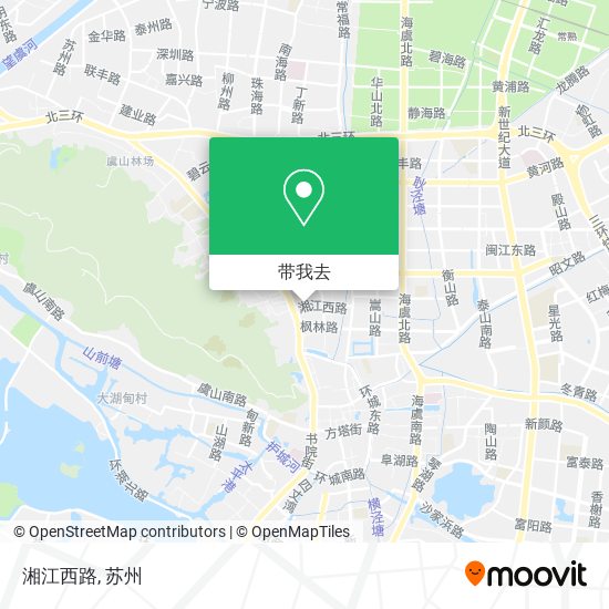 湘江西路地图
