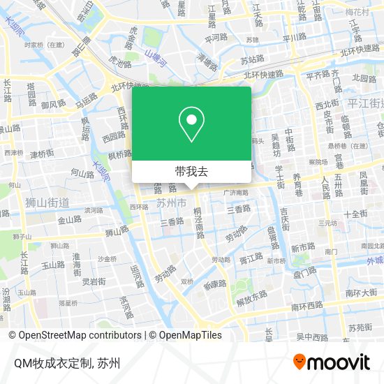 QM牧成衣定制地图