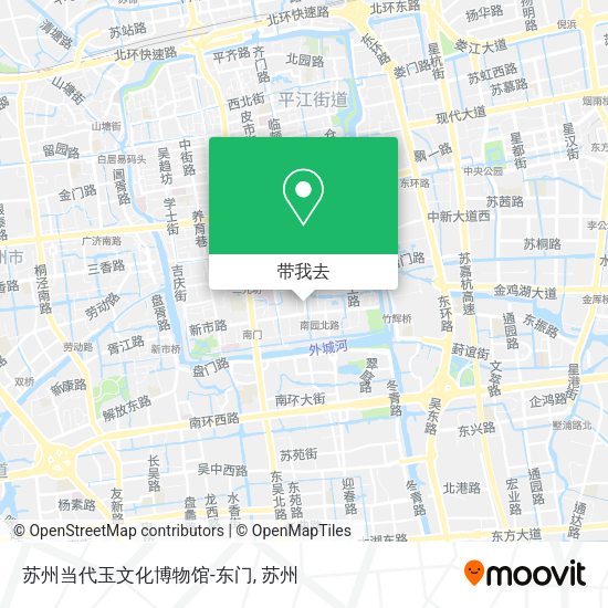 苏州当代玉文化博物馆-东门地图