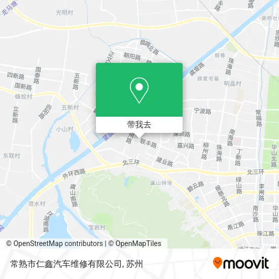常熟市仁鑫汽车维修有限公司地图