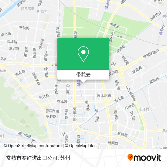 常熟市赛红进出口公司地图