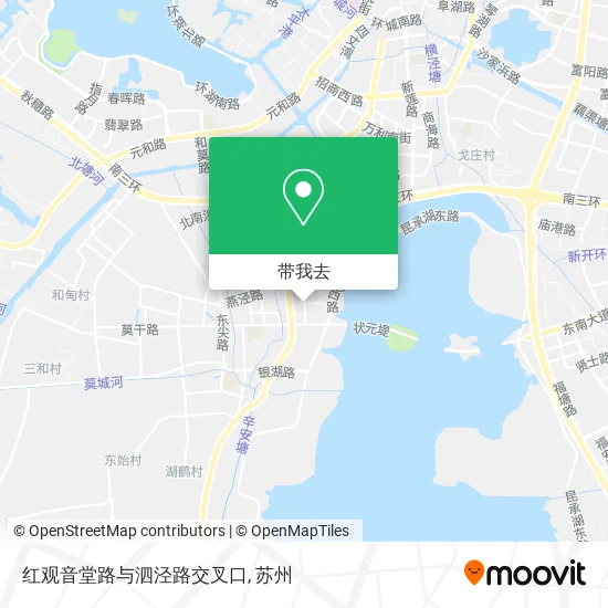红观音堂路与泗泾路交叉口地图