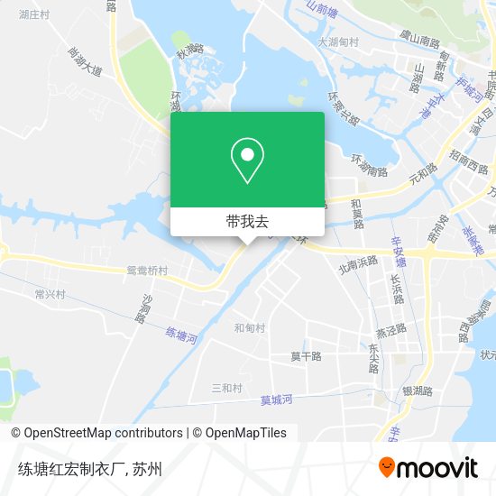 练塘红宏制衣厂地图