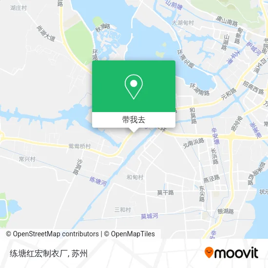 练塘红宏制衣厂地图