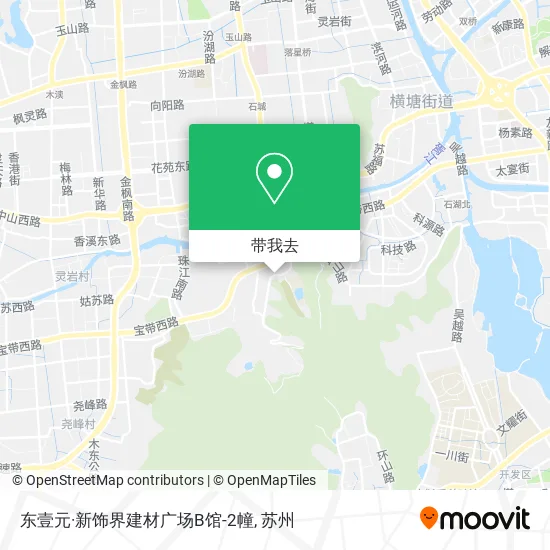 东壹元·新饰界建材广场B馆-2幢地图