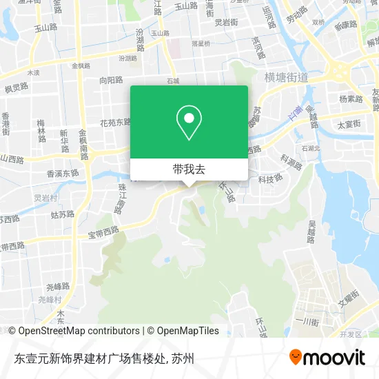 东壹元新饰界建材广场售楼处地图