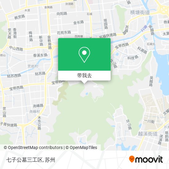 七子公墓三工区地图