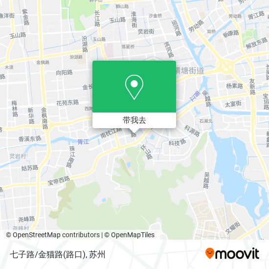 七子路/金猫路(路口)地图