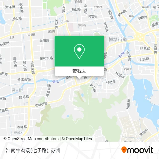 淮南牛肉汤(七子路)地图