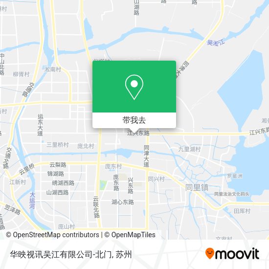 华映视讯吴江有限公司-北门地图